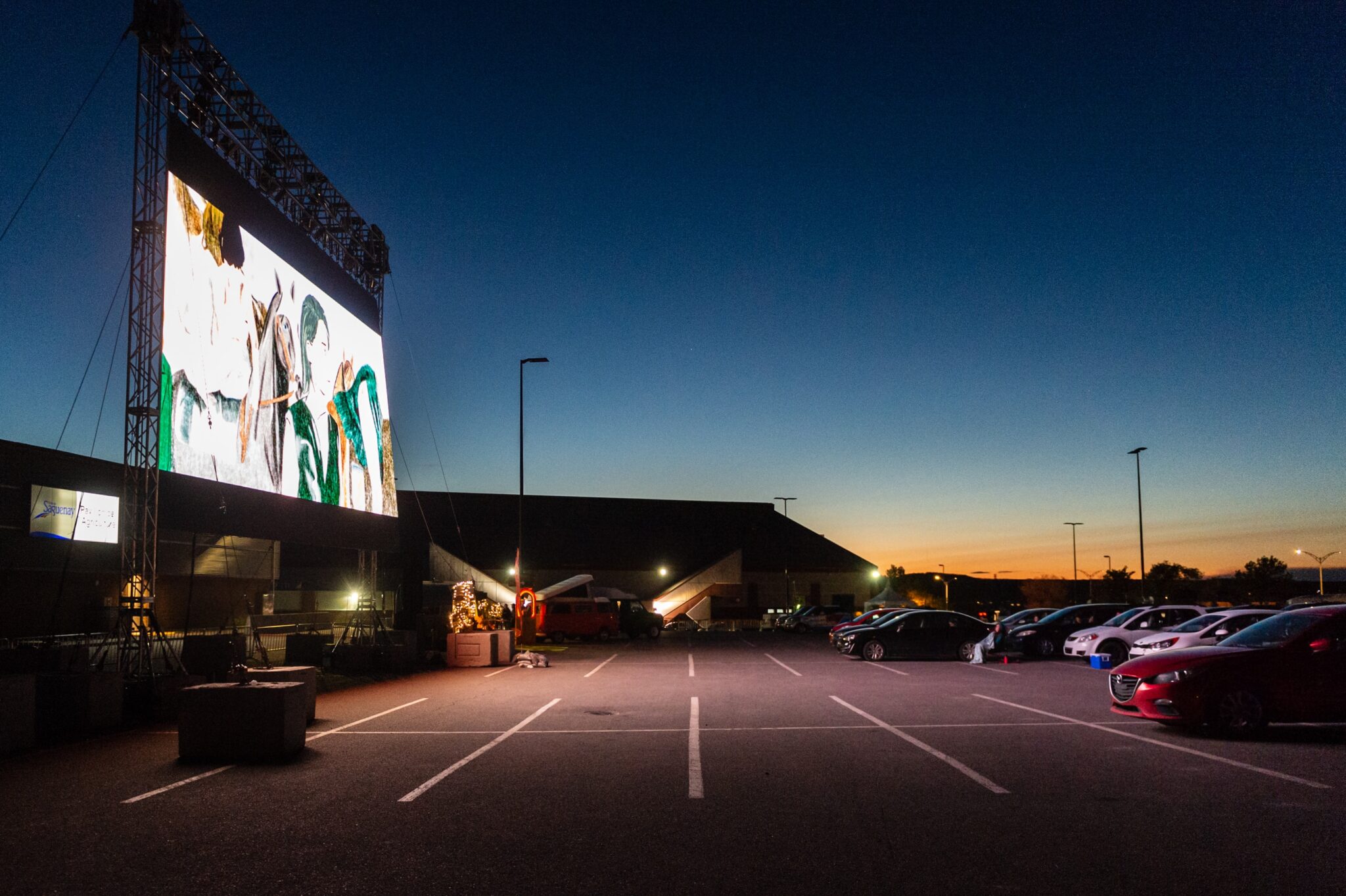 cinema plein air voiture